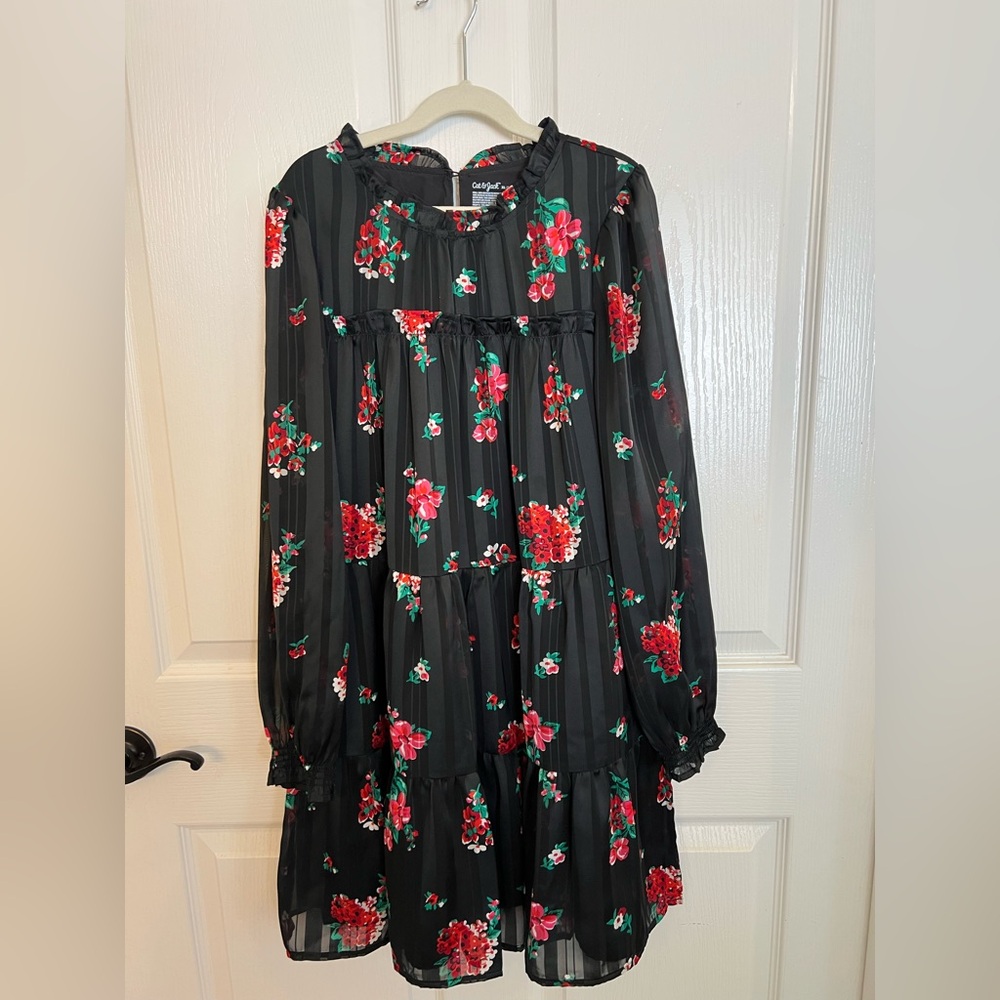 Cat and Jack Girls Holiday Dress size XL